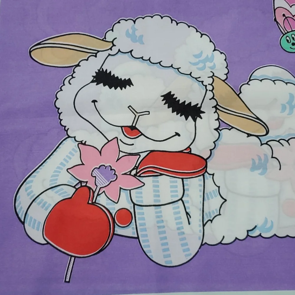Vintage 1993 Lamb Chop pillow case standard kids